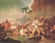 George Carter Death of Captain James Cook oil painting artist